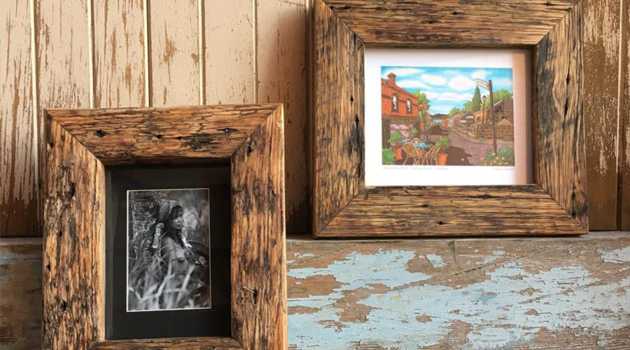 قاب عکس چوبی